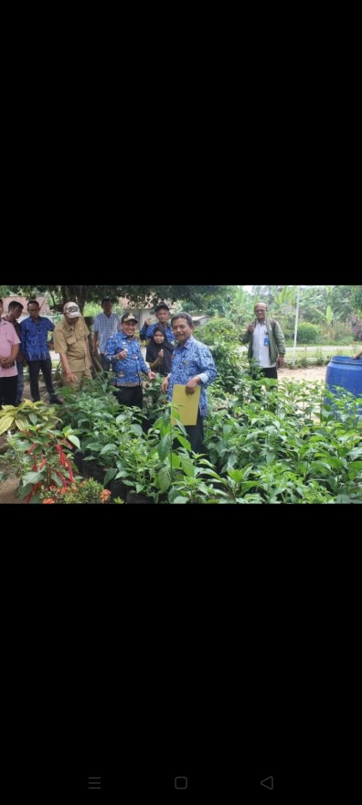 Monitoring Dan Evaluasi Camat Menggala Timur Dalam Kunjungan Kepala Kampung Sungai Luar