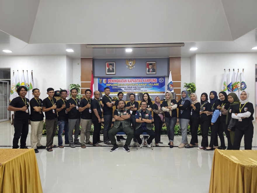  Kampung Sungai Luar mengikuti Pelatihan Smart Village di Lampung
