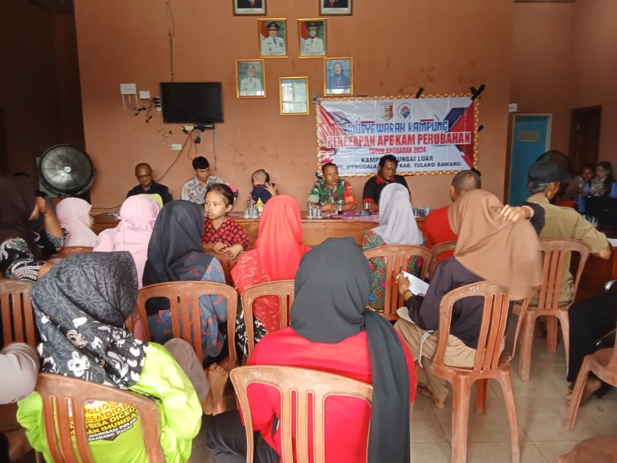 MUSYAWARAH KAMPUNG PENETAPAN APBKAM PERUBAHAN TAHUN ANGGARAN 2024 KAMPUNG SUNGAI LUAR 