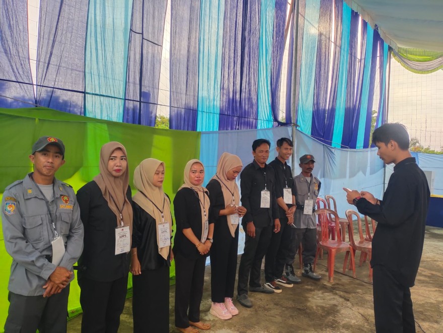 Pemilihan gubernur dan wakil gubernur Lampung Serta bupati dan wakil bupati tulang bawang tahun 2024 di kampung Sungai Luar 